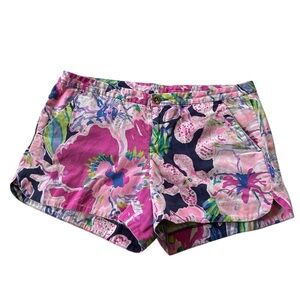 Lilly Pulitzer Adie Short Bright Navy Tipping Point Navy Size 4